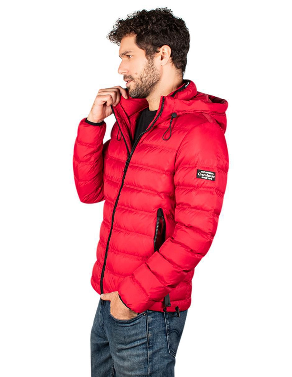 Chamarra casual capitonada para hombre 4