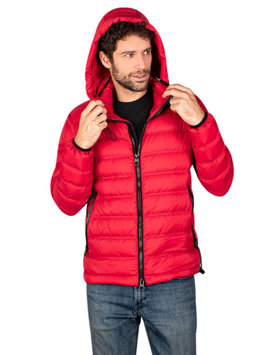 Chamarra casual capitonada para hombre 6
