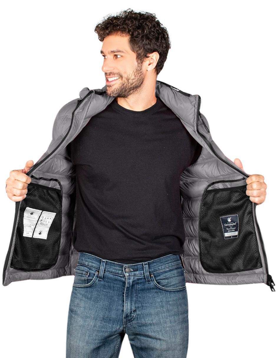 Chamarra casual capitonada para hombre 2