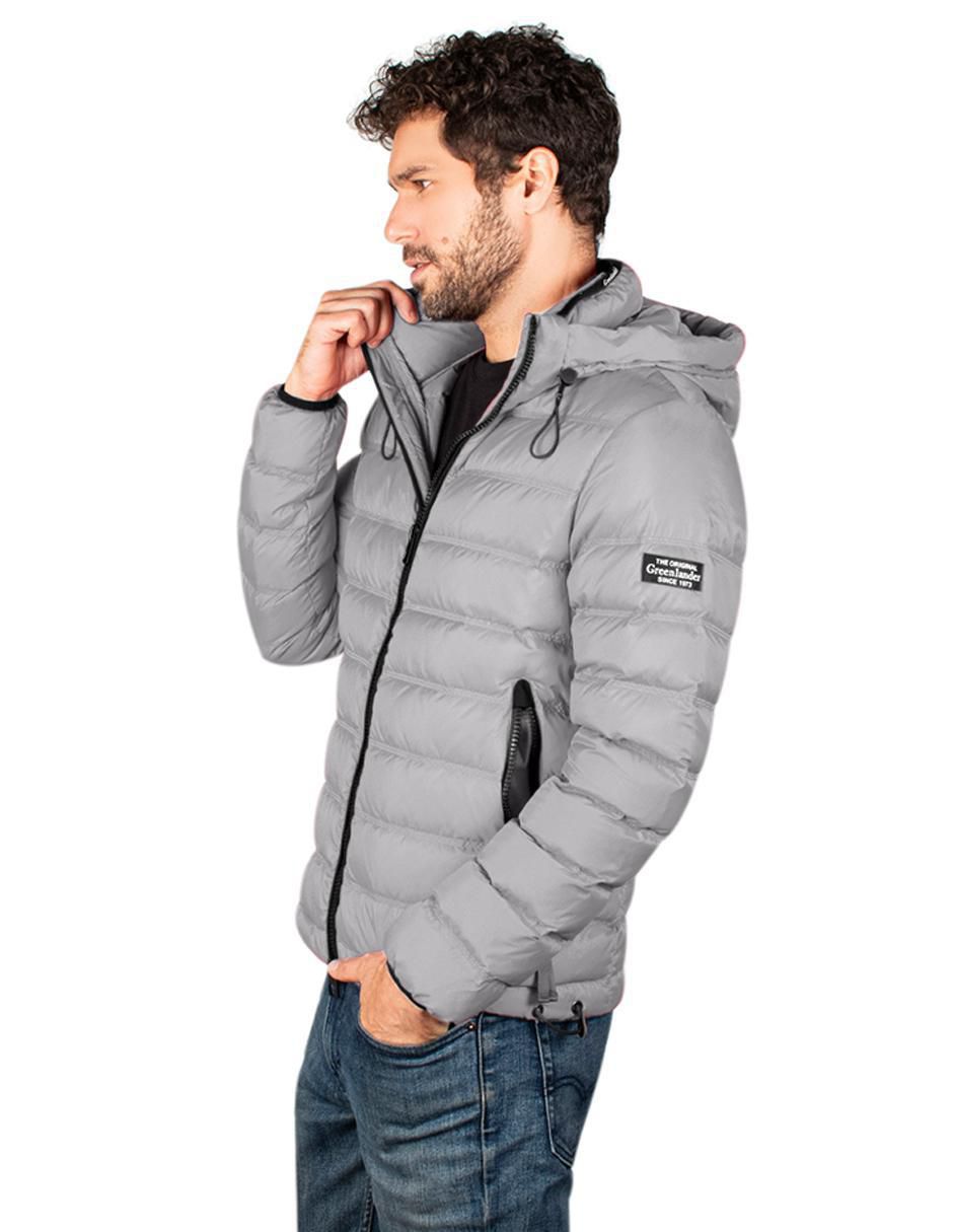 Chamarra casual capitonada para hombre 3
