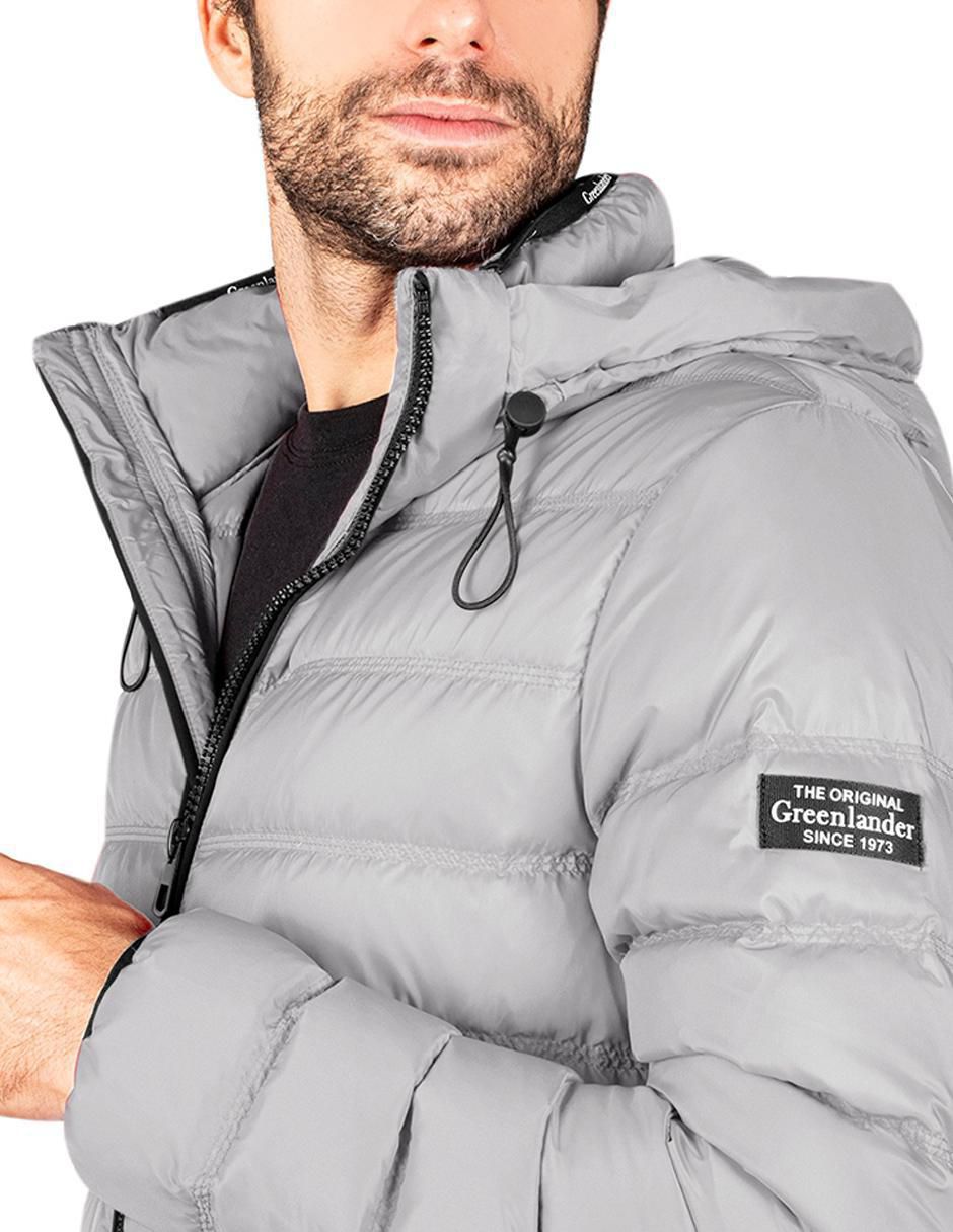 Chamarra casual capitonada para hombre 4
