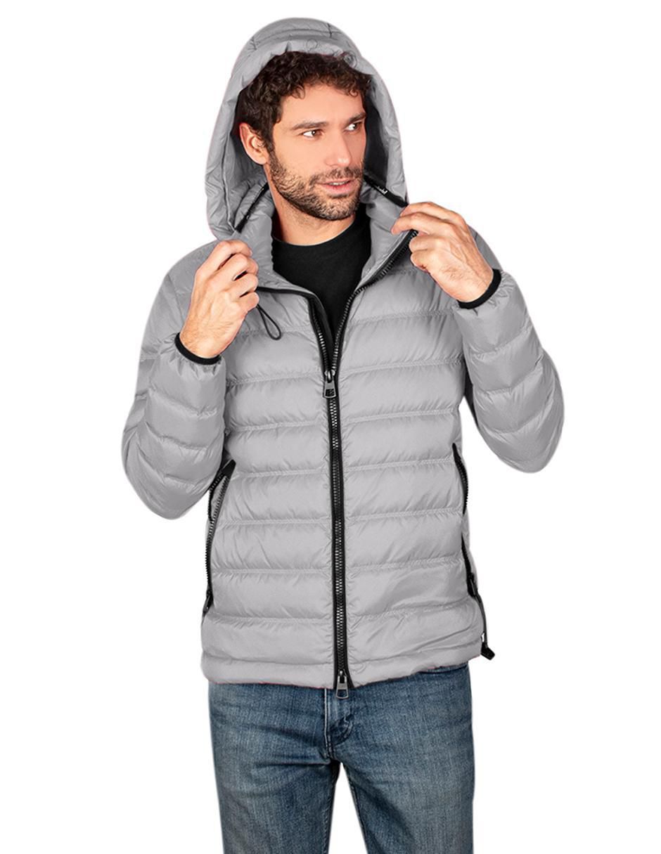 Chamarra casual capitonada para hombre 6