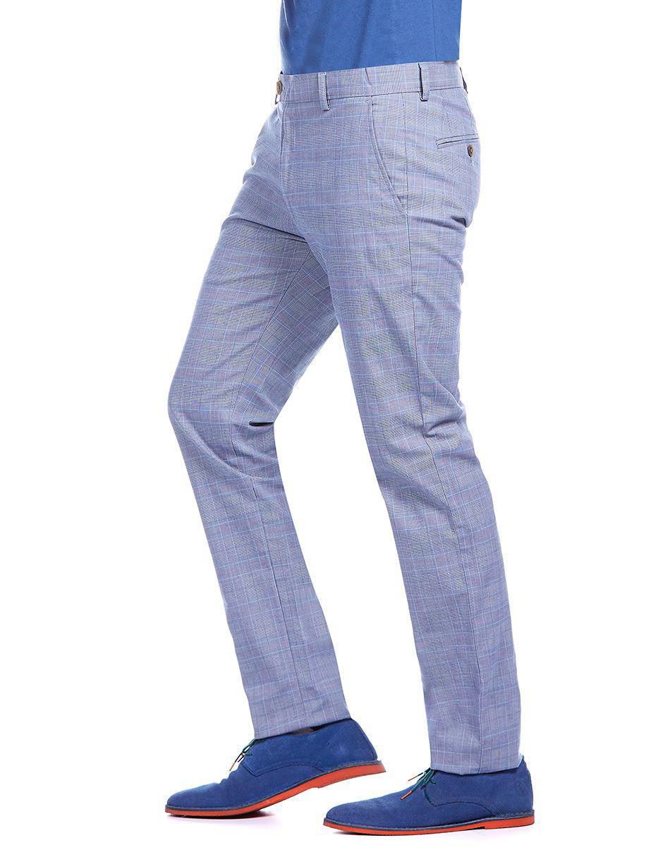 Pantalón slim de algodón para hombre 4