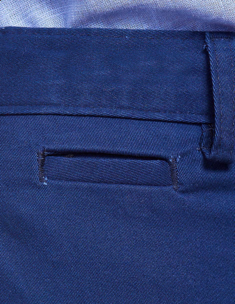 Pantalón slim de gabardina para hombre