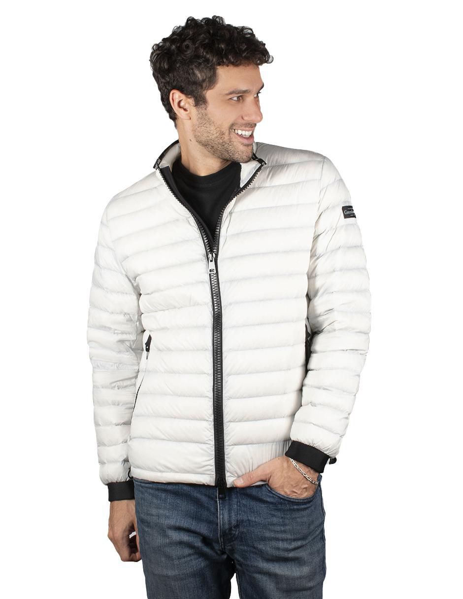 Chamarra casual capitonada para hombre 1