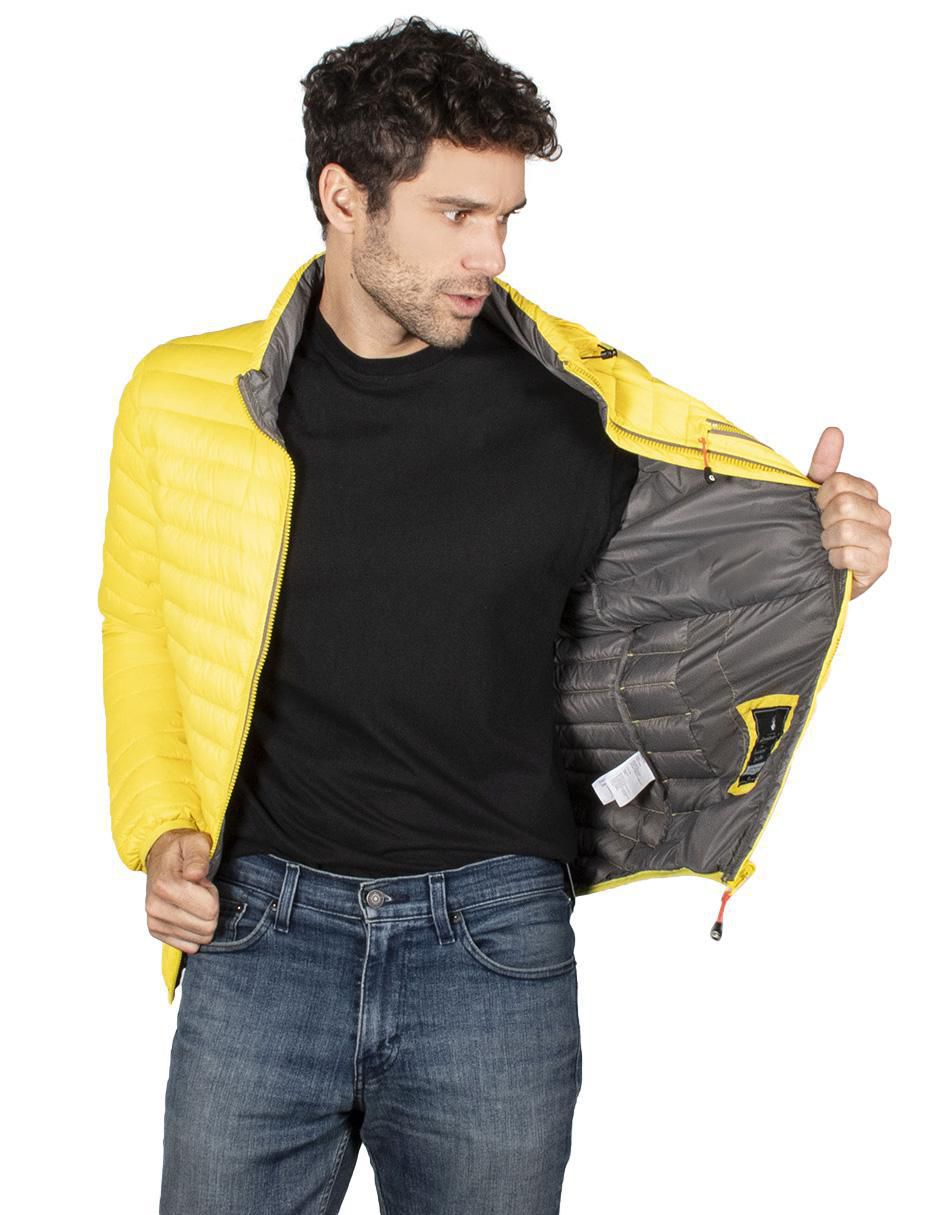 Chamarra casual capitonada para hombre 6