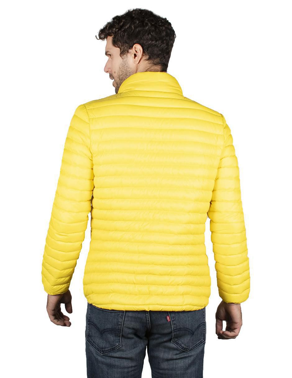 Chamarra casual capitonada para hombre 4