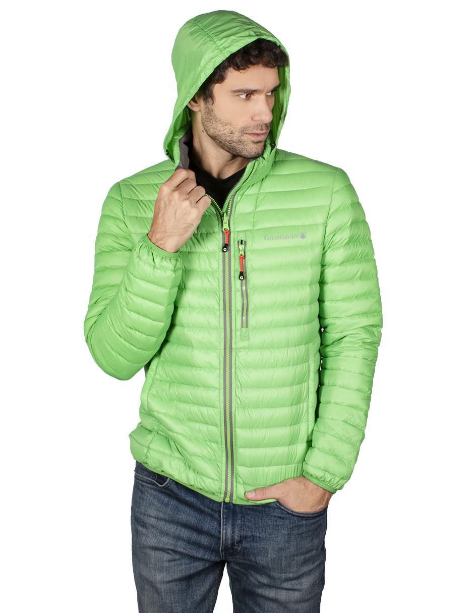 Chamarra casual capitonada para hombre