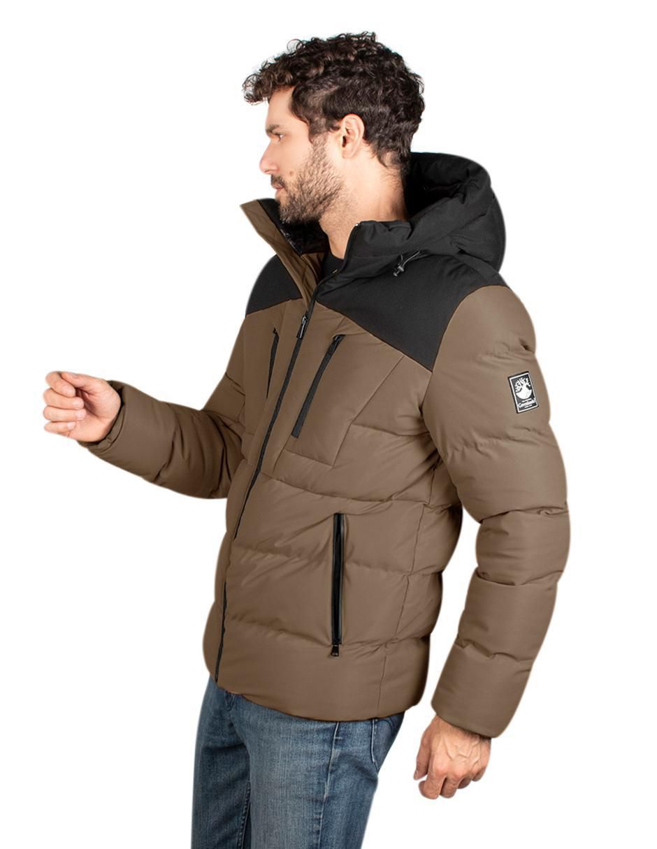 Chamarra casual capitonada para hombre 3