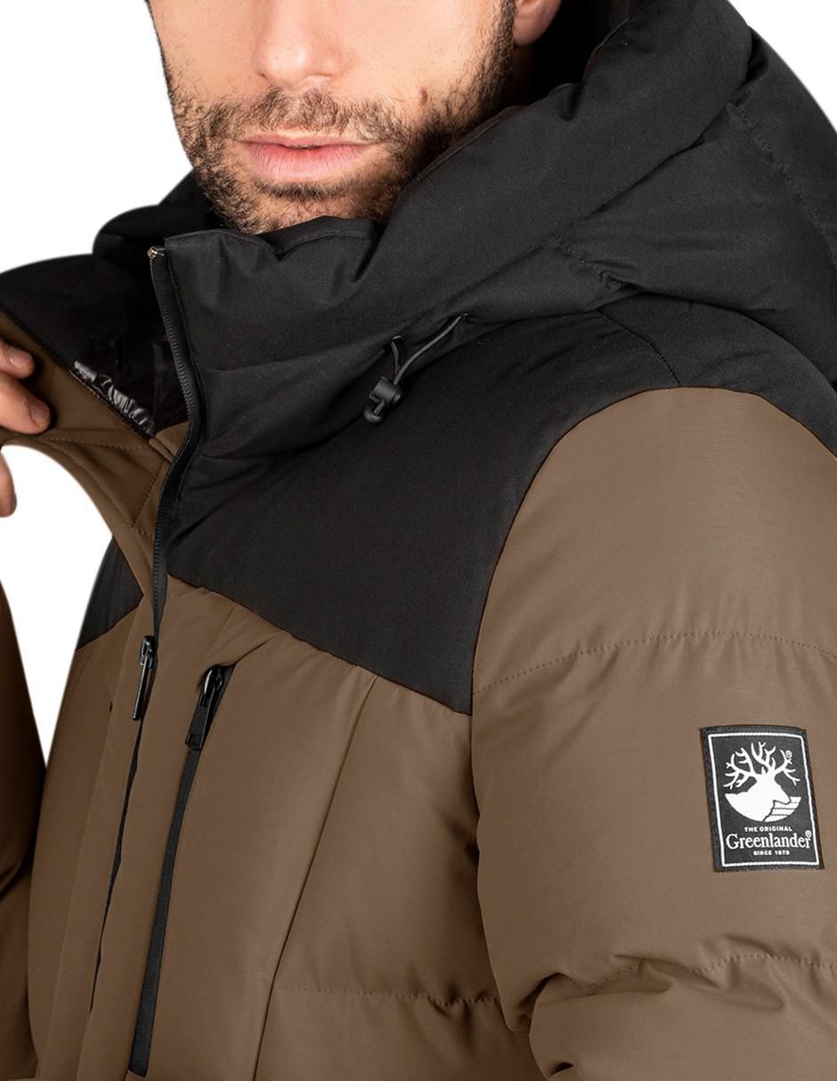 Chamarra casual capitonada para hombre 4