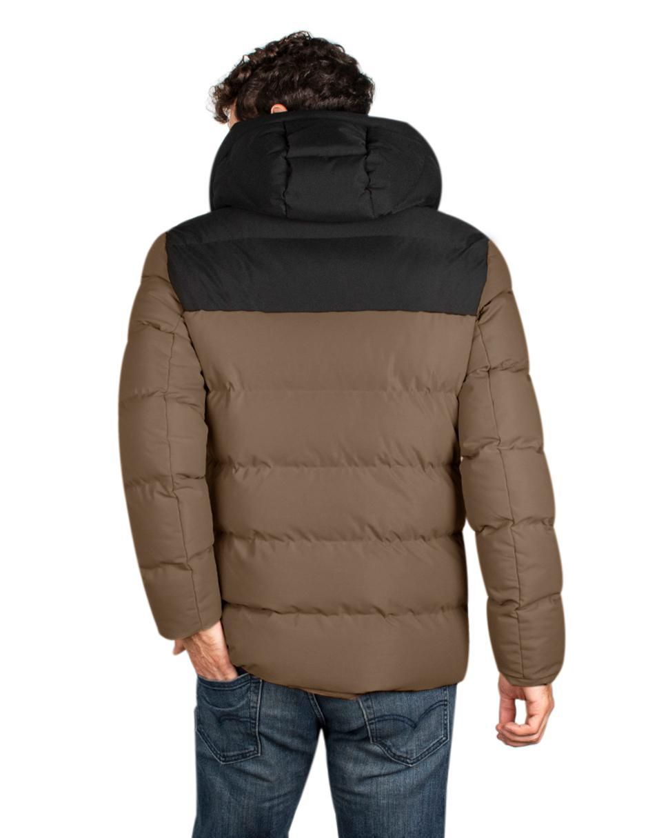 Chamarra casual capitonada para hombre 5