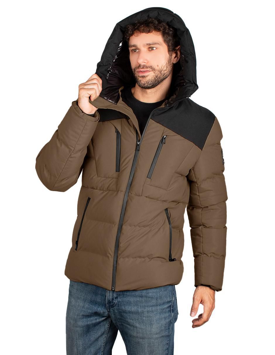 Chamarra casual capitonada para hombre 6