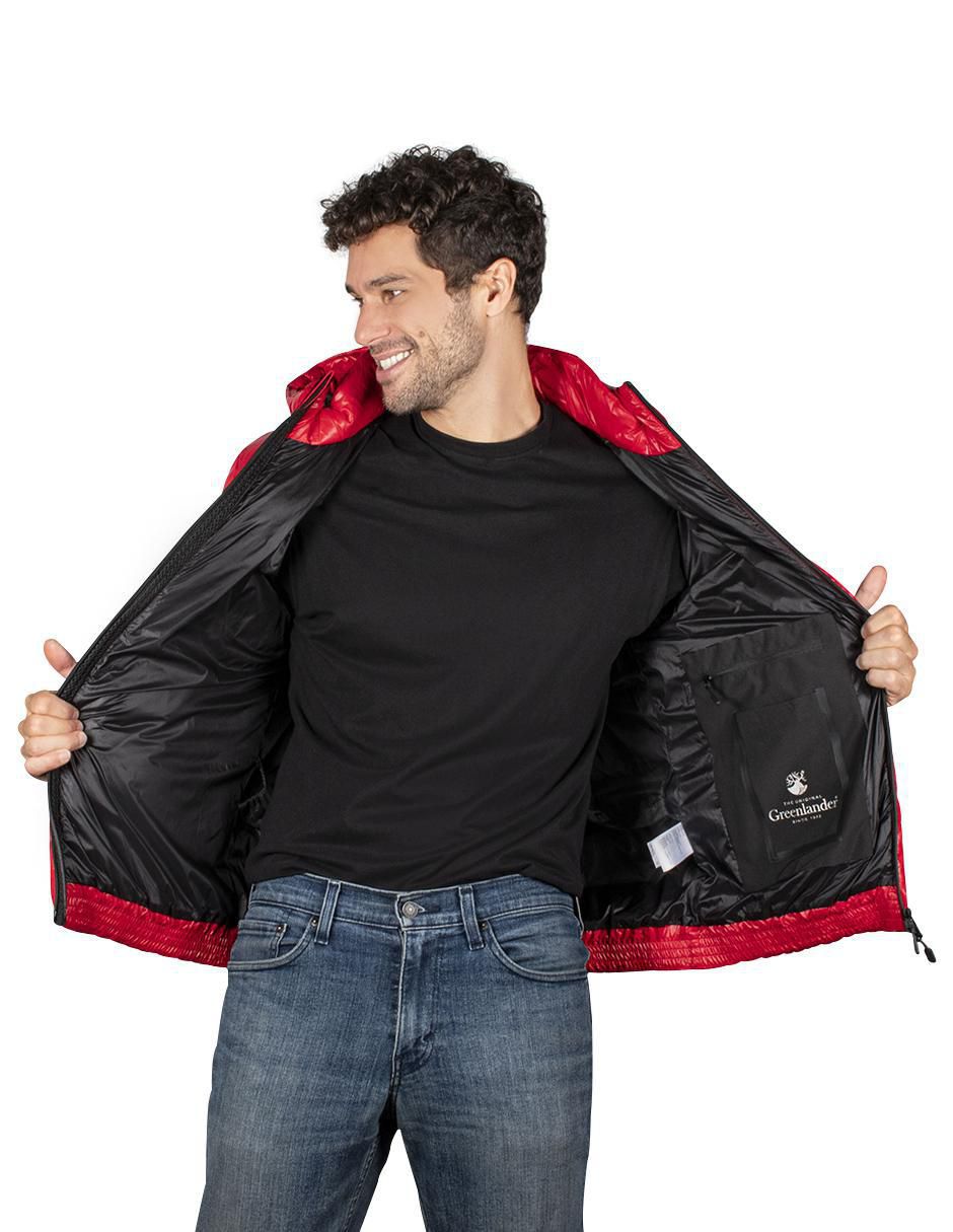 Chamarra casual capitonada para hombre 6