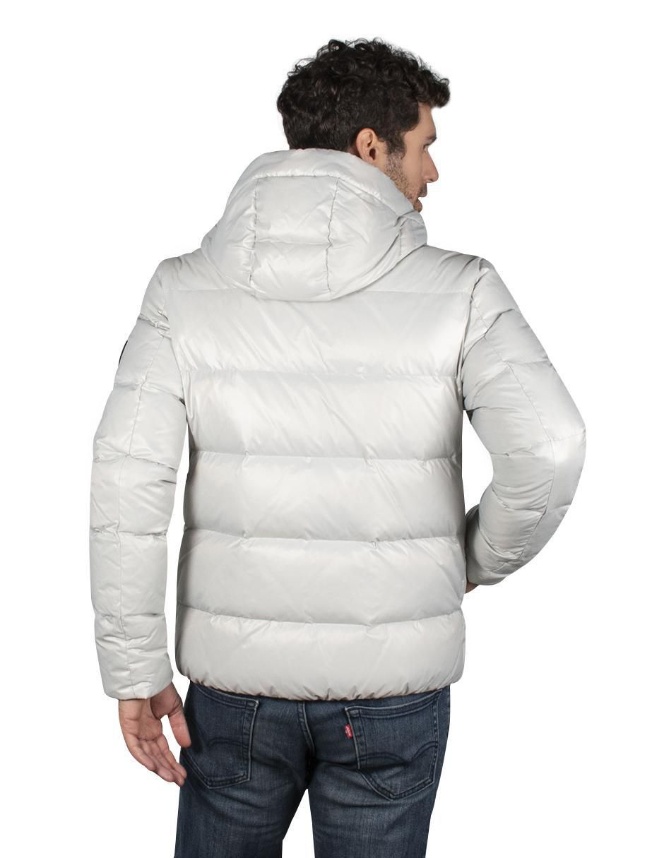 Chamarra casual capitonada para hombre 4