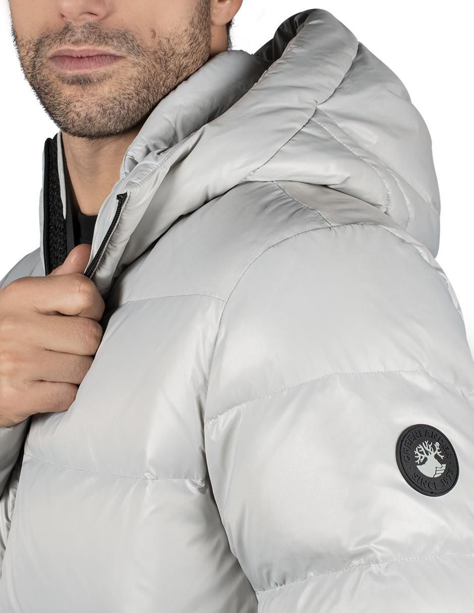 Chamarra casual capitonada para hombre 6