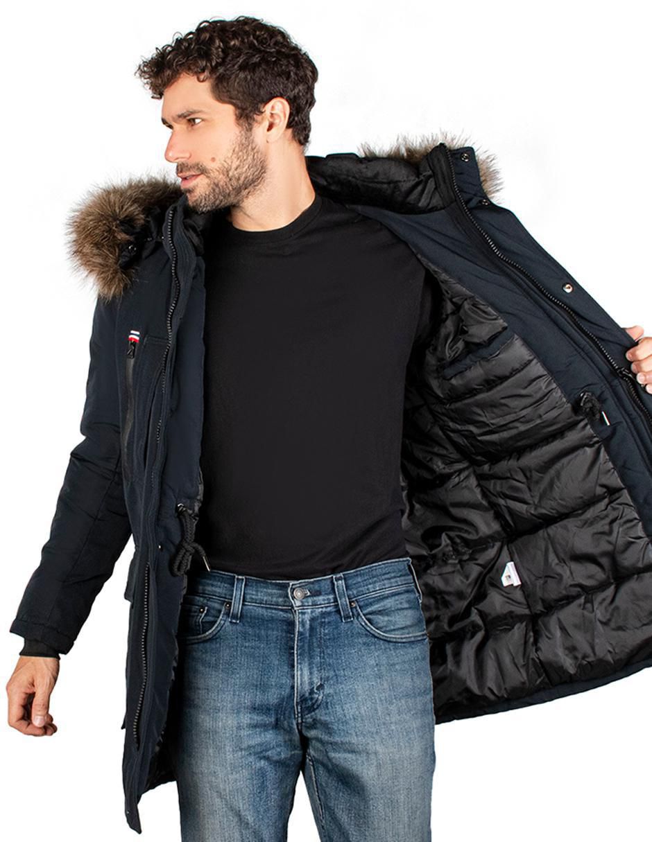 Chamarra casual bolsa con cierre para hombre 5