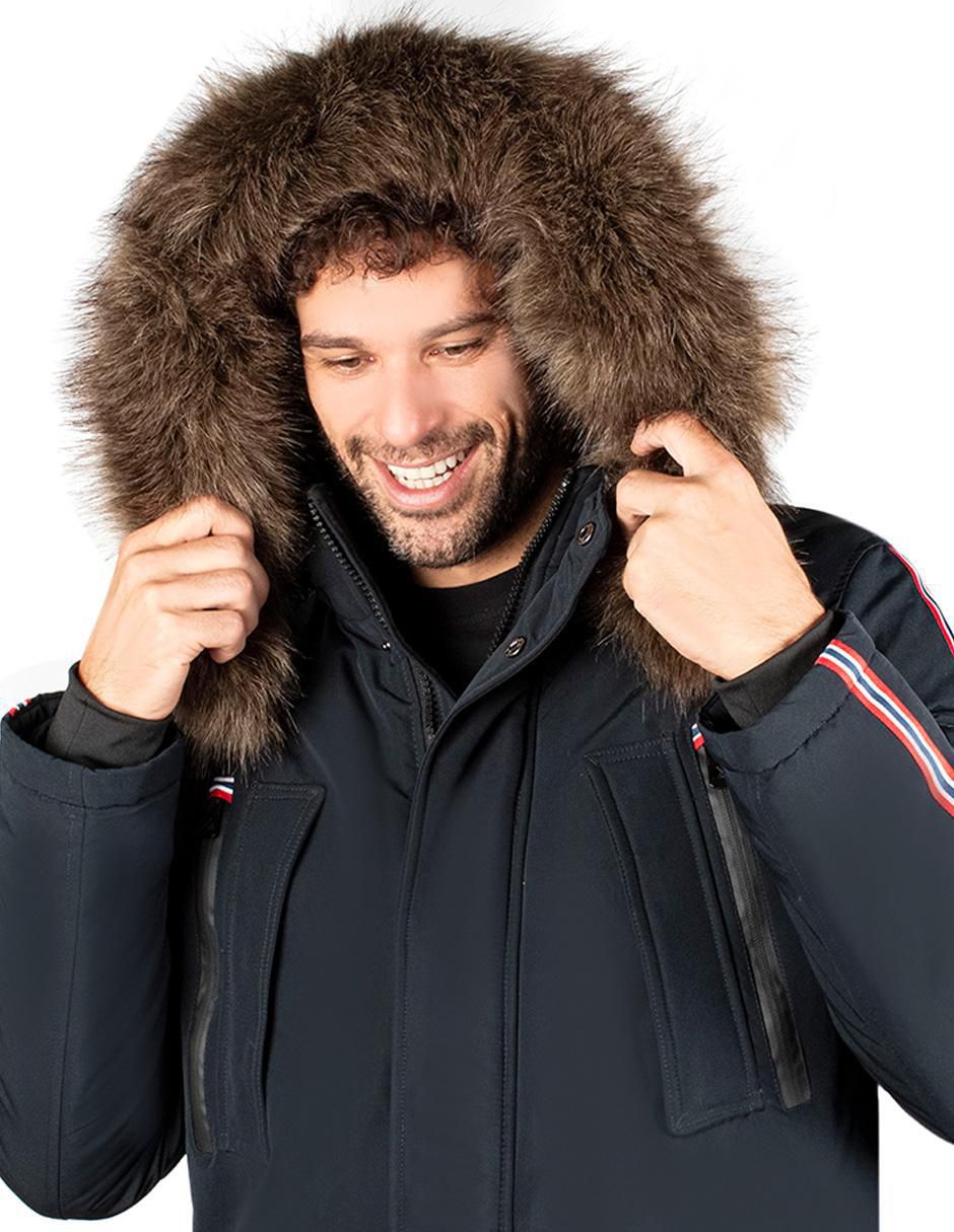 Chamarra casual bolsa con cierre para hombre 6