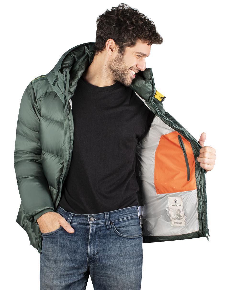 Chamarra casual capitonada para hombre 5