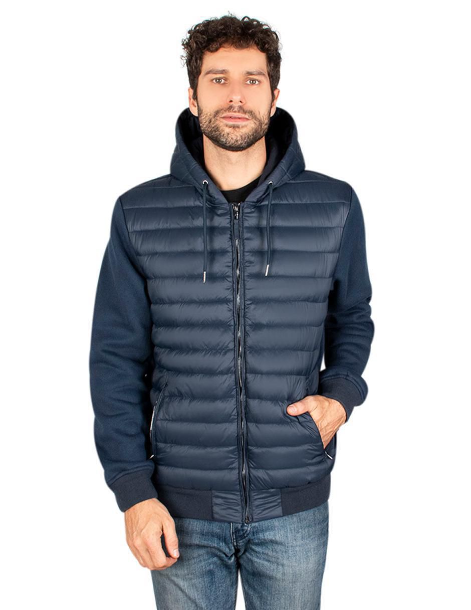 Chamarra casual impermeable capitonada para hombre Chamarra casual impermeable capitonada para hombre