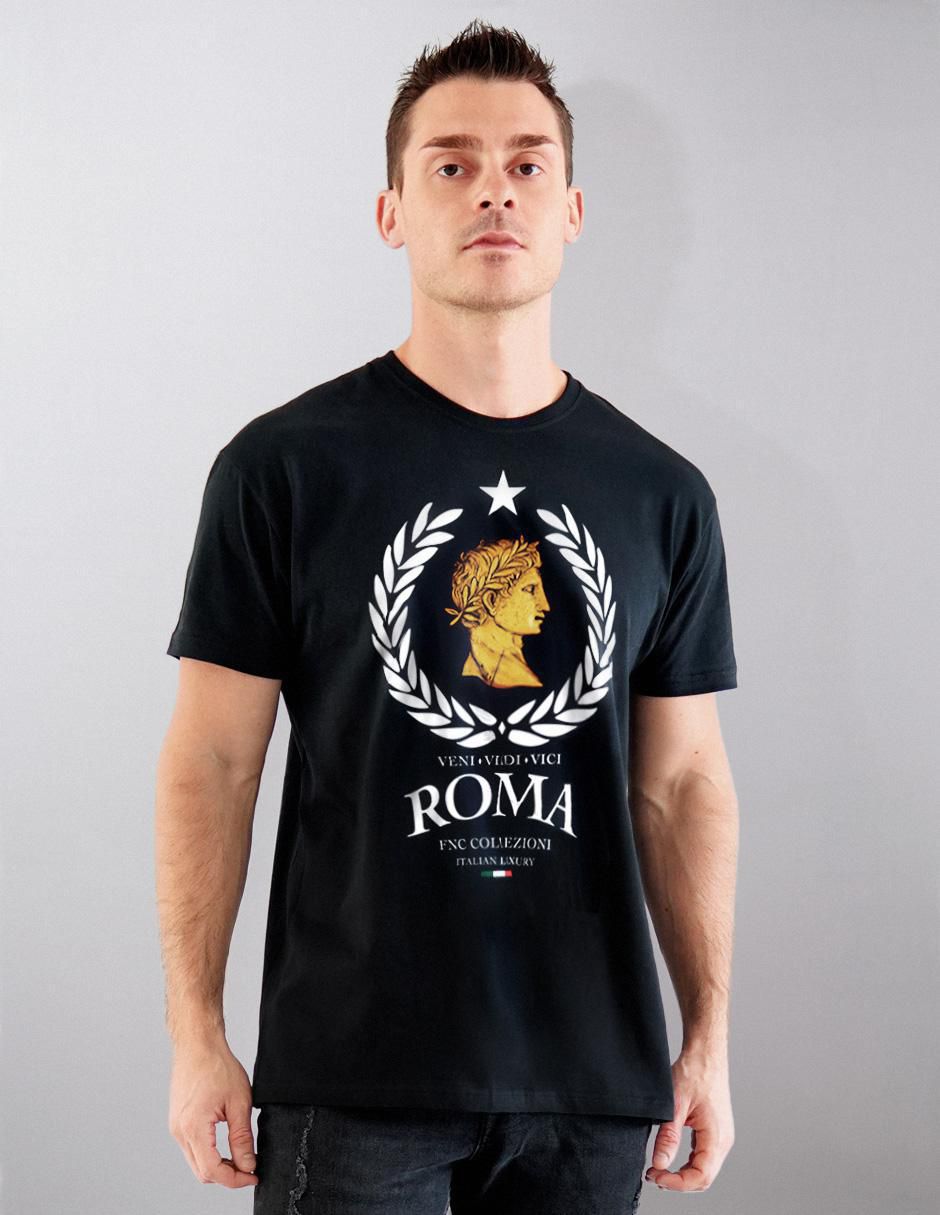 Playera Impero Roma cuello redondo para hombre Playera Impero Roma cuello redondo para hombre