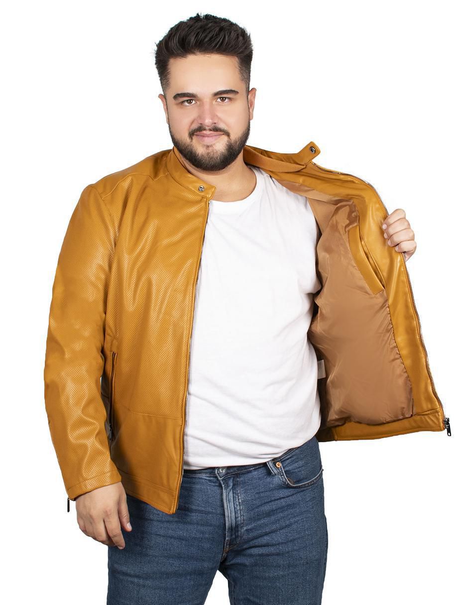 Chamarra casual impermeable con bolsillos para hombre 2
