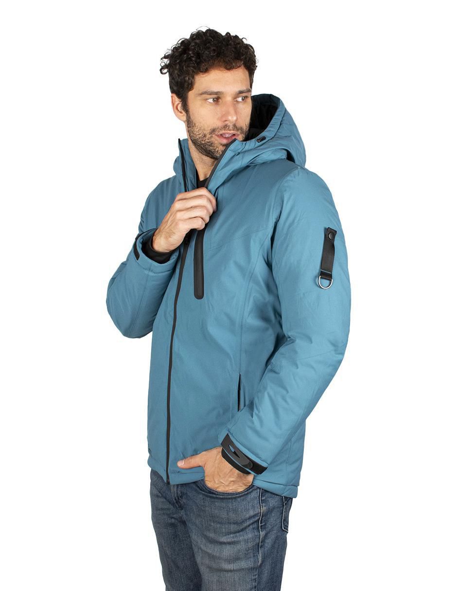 Chamarra casual Estilo reducido en talla con bolsillos para hombre 5