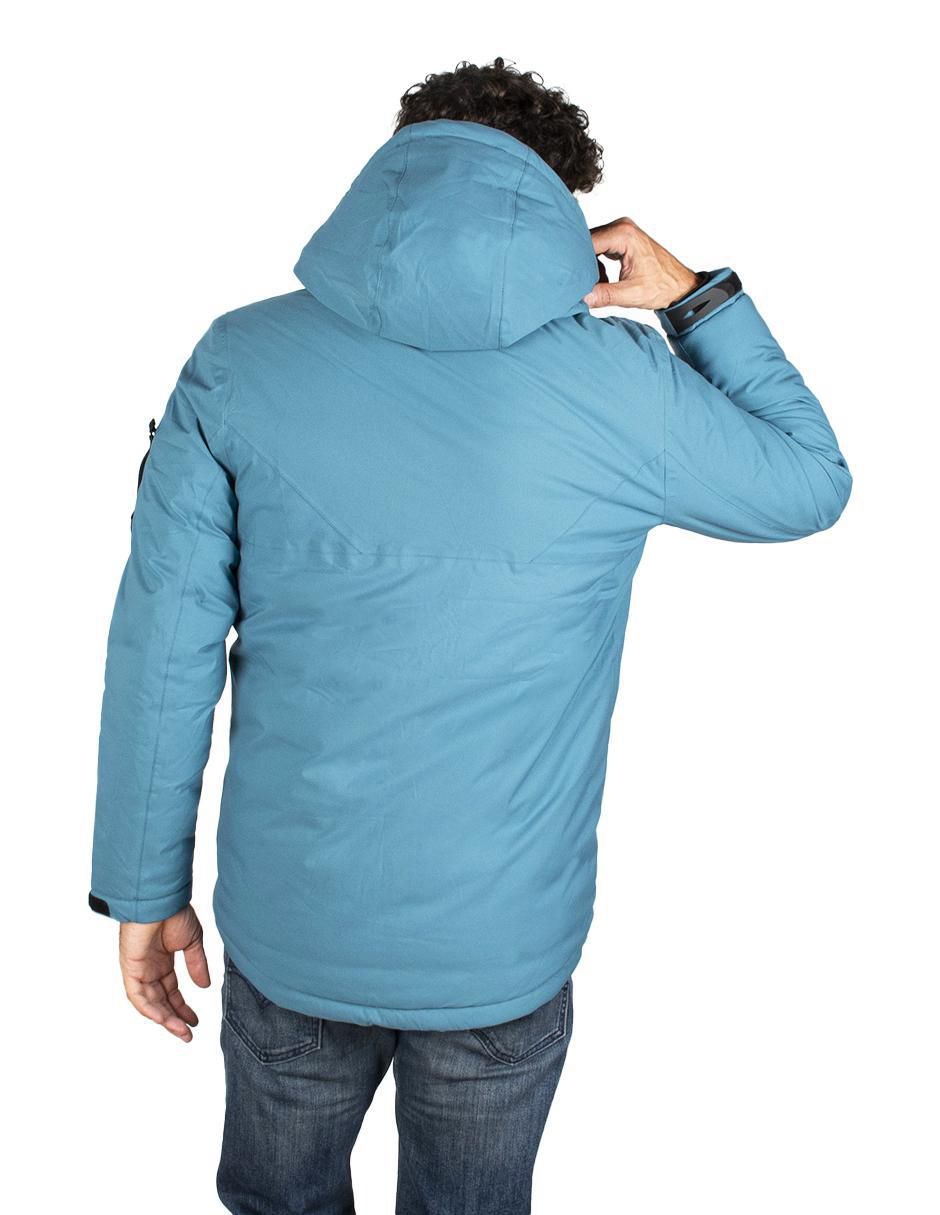 Chamarra casual Estilo reducido en talla con bolsillos para hombre 4
