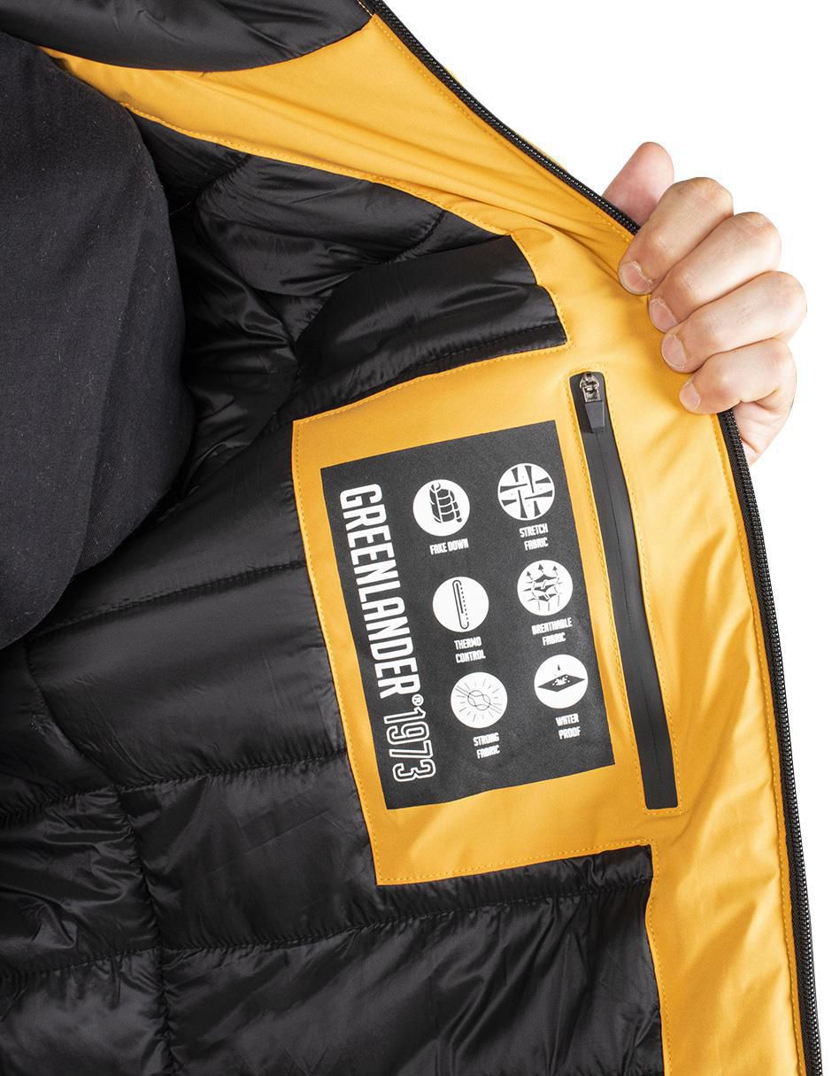 Chamarra greenlander con bolsillos para hombre