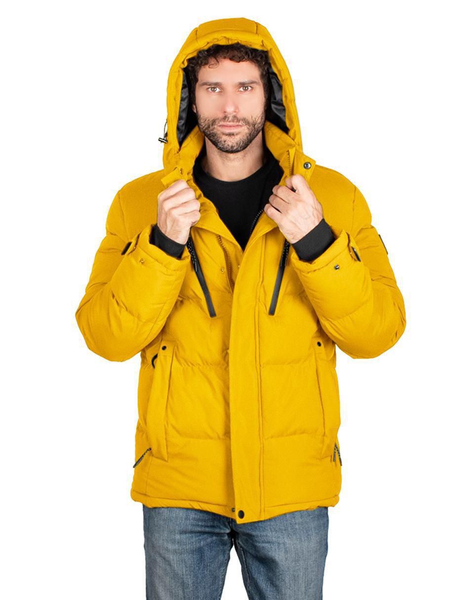 Chamarra casual capucha desmontable para hombre 7