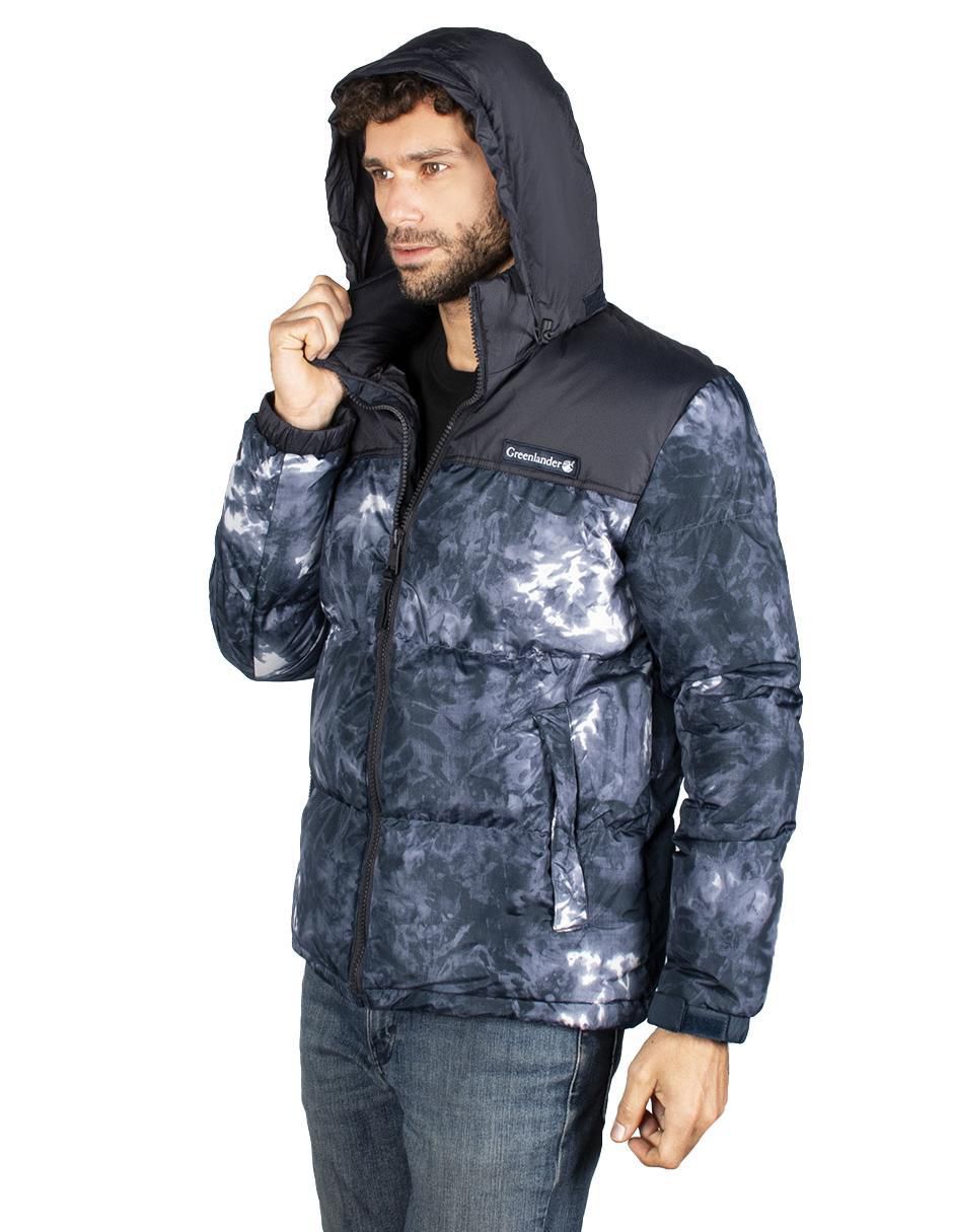 Chamarra casual Estilo reducido en talla con capucha para hombre 2