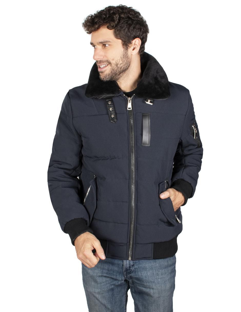 Chamarra casual cuello desmontable para hombre Chamarra casual cuello desmontable para hombre