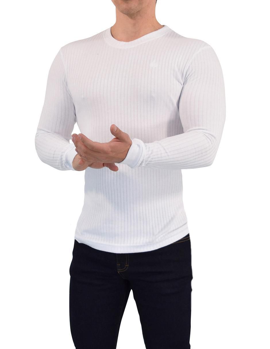 Playera Ribbed cuello redondo para hombre 3