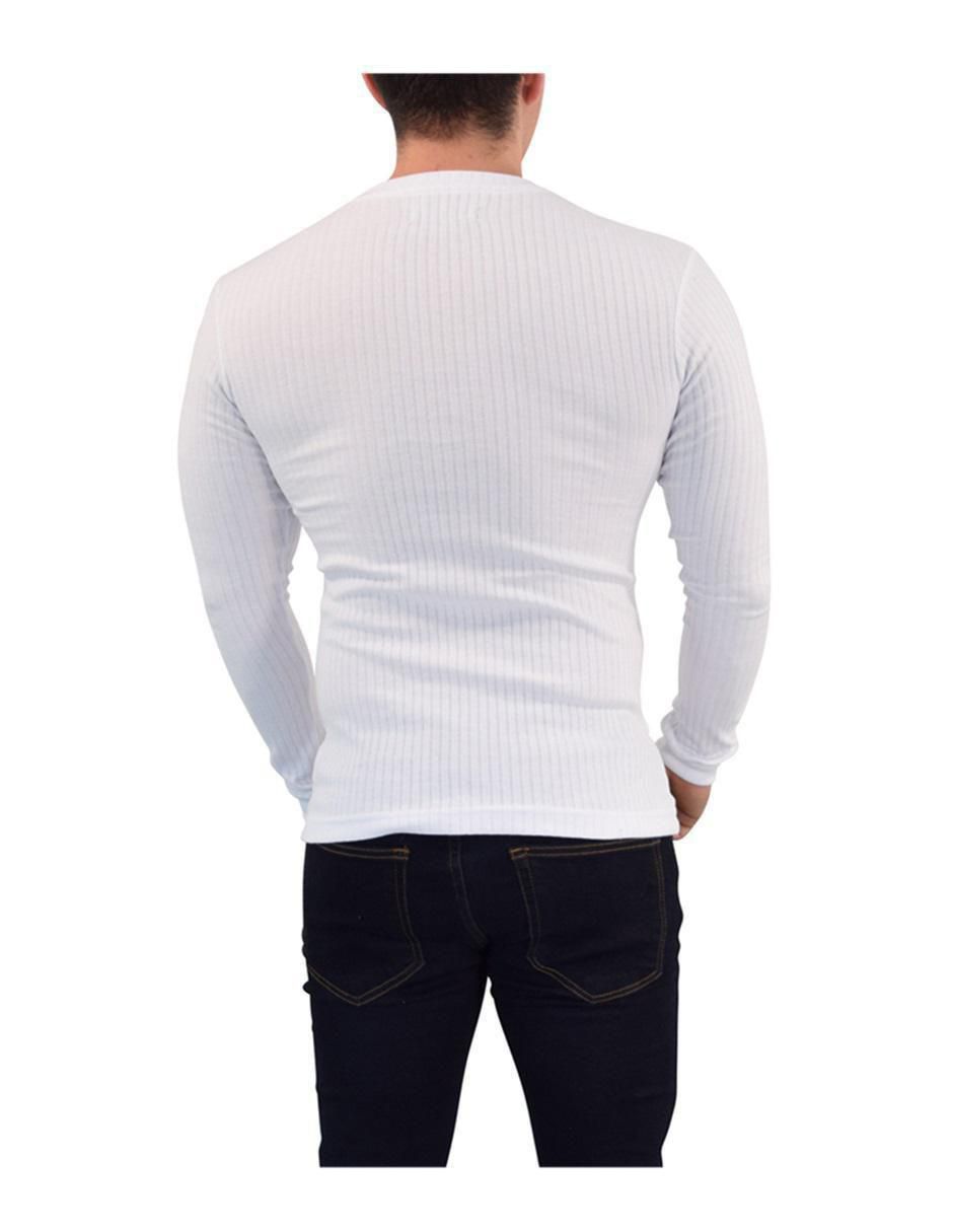 Playera Ribbed cuello redondo para hombre 7