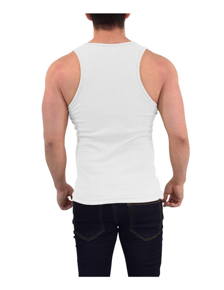 Playera Ribbed cuello redondo para hombre 5