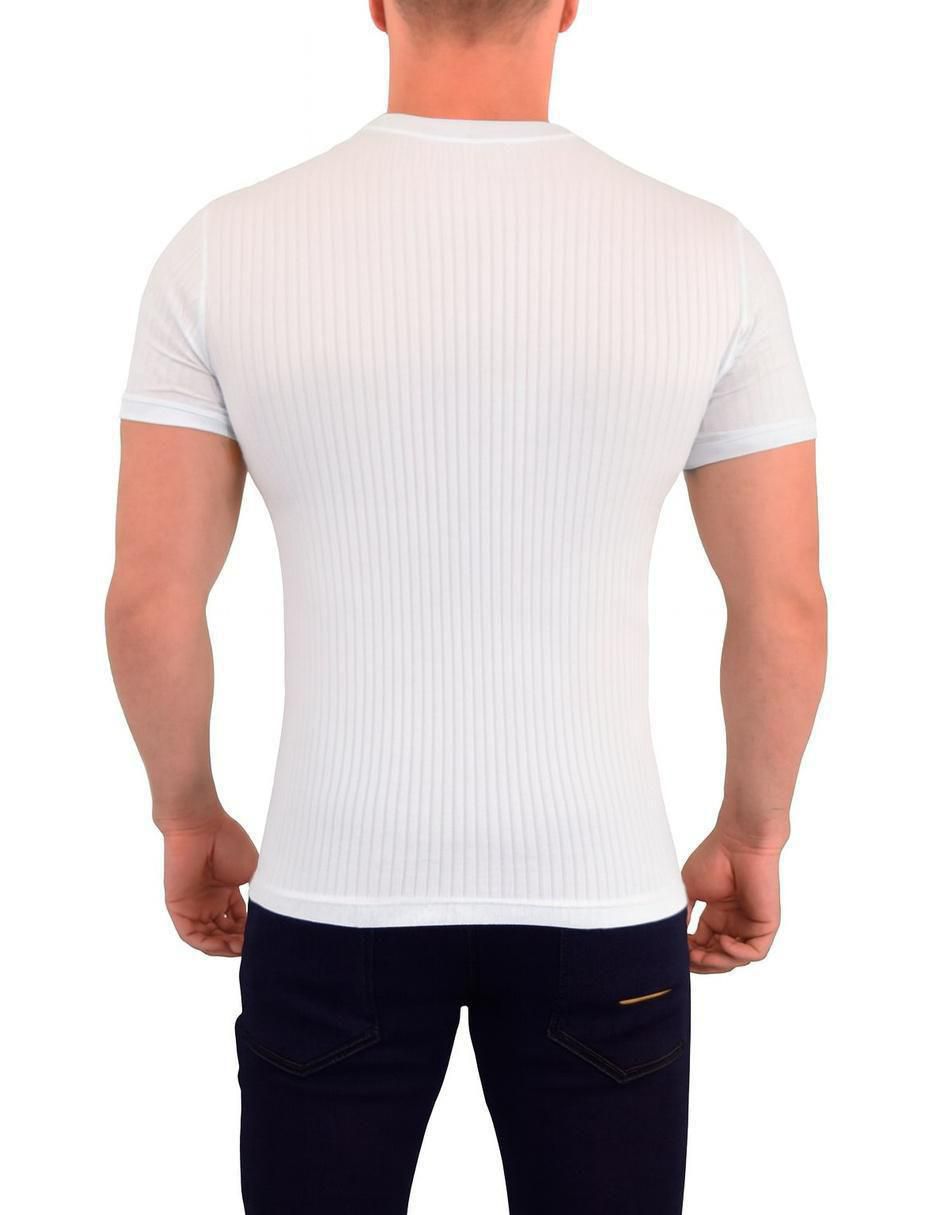 Playera Ribbed cuello redondo para hombre 7