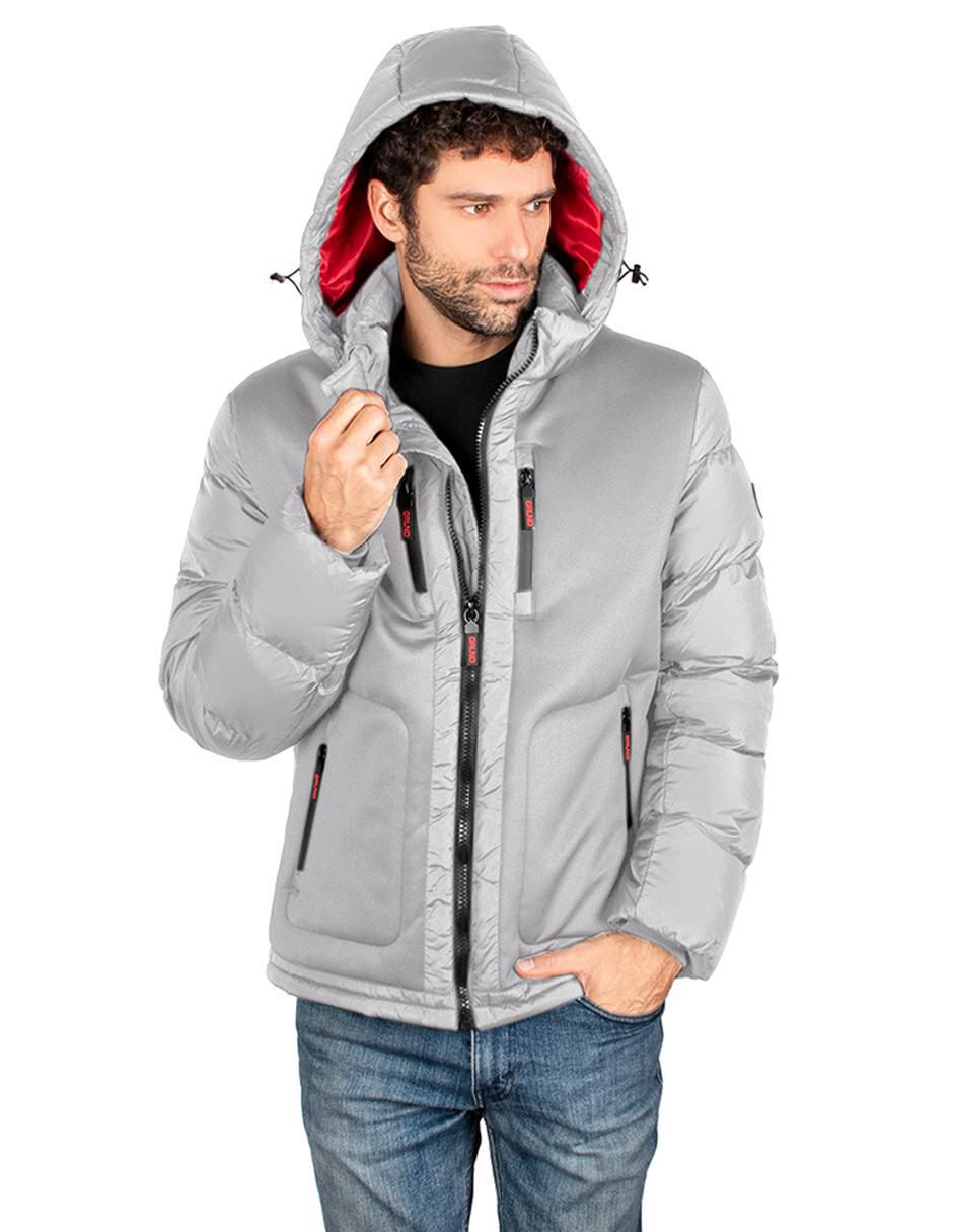 Chamarra casual capucha desmontable para hombre 5
