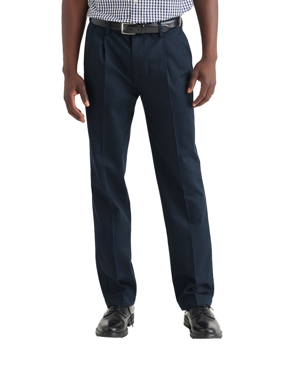 Pantalón straight de algodón para hombre