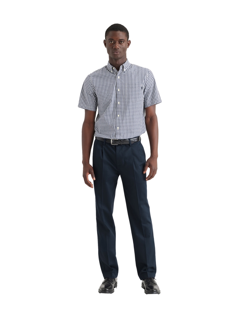 Pantalón straight de algodón para hombre 4