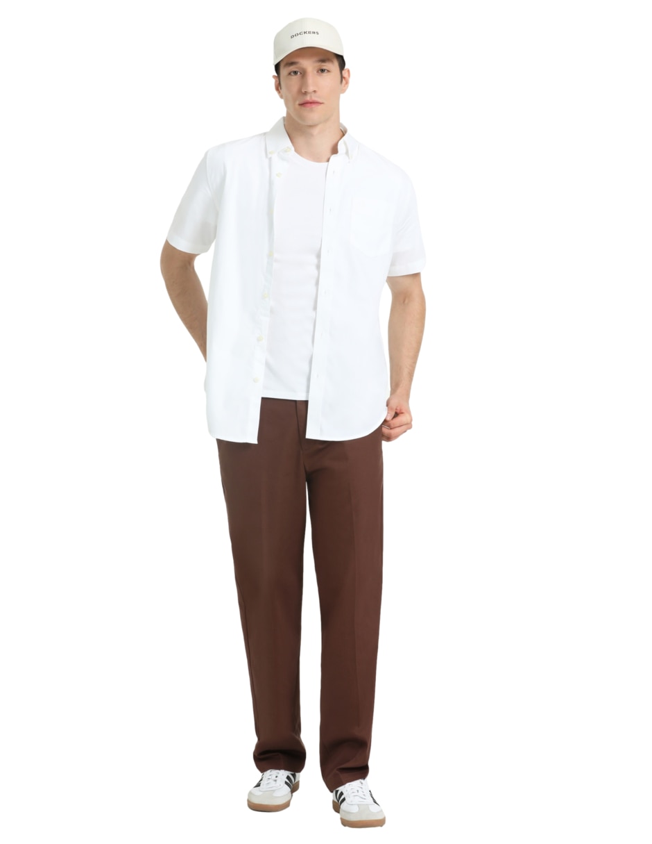Camisa casual de algodón manga corta para hombre Camisa casual de algodón manga corta para hombre