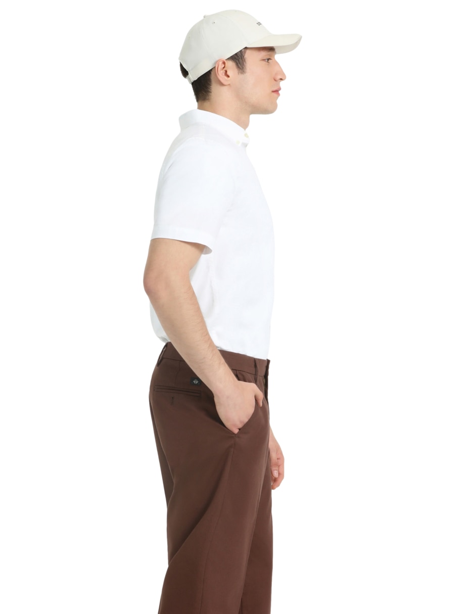 Camisa casual de algodón manga corta para hombre 3