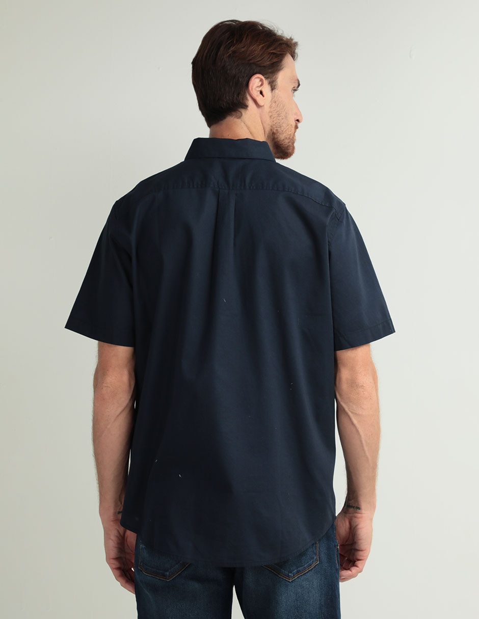 Camisa casual de algodón manga corta para hombre 4