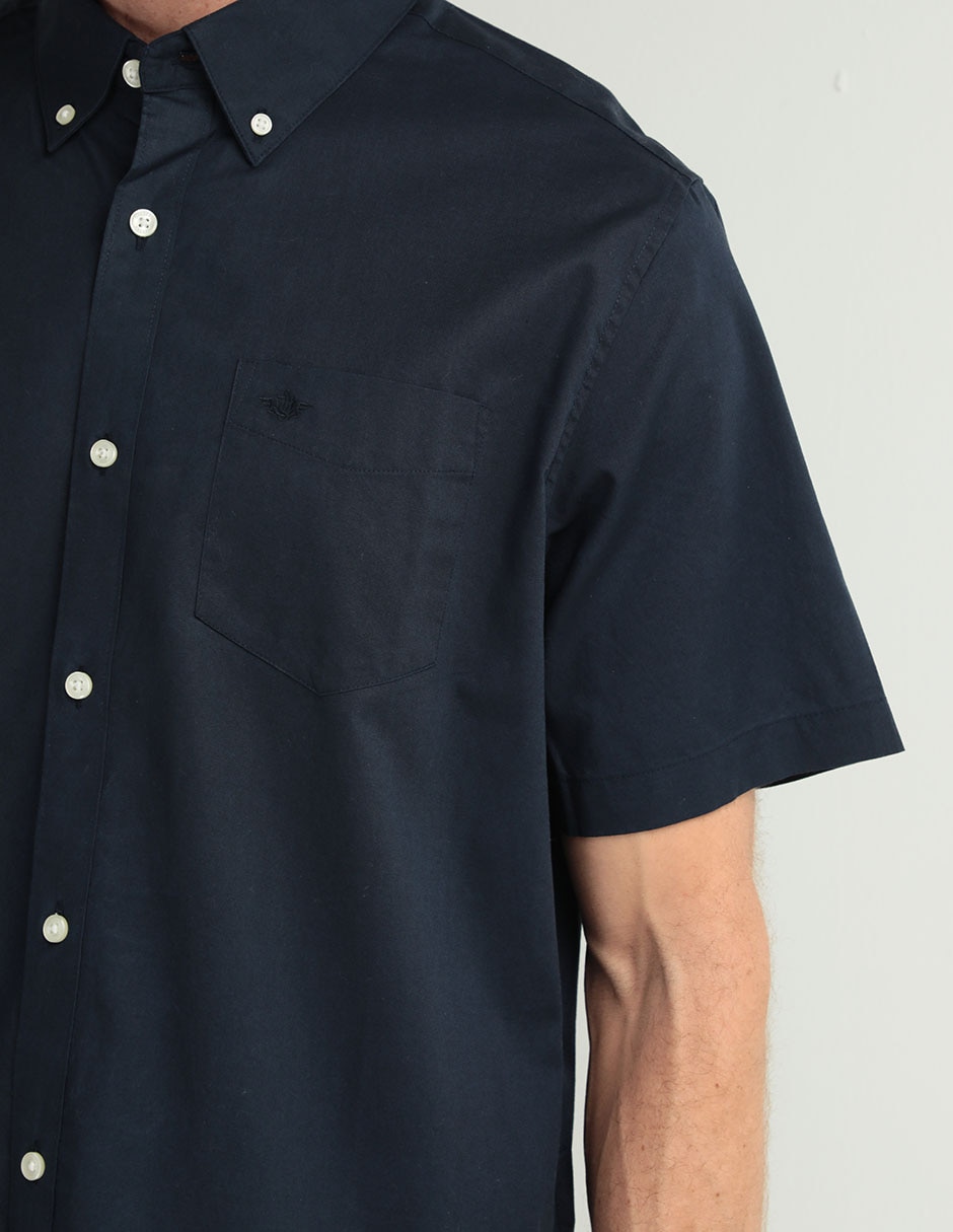Camisa casual de algodón manga corta para hombre 2