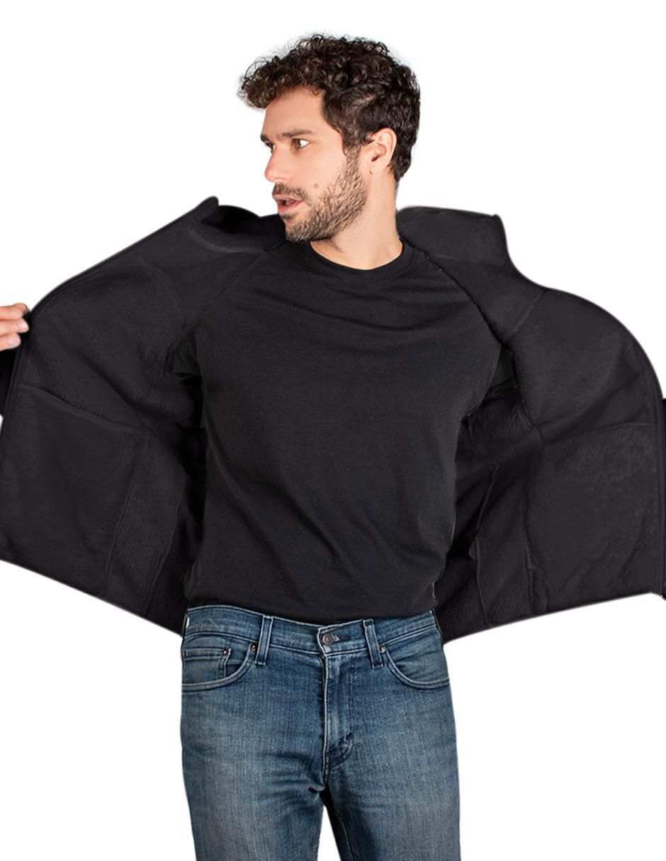 Chamarra casual con bolsillos para hombre 2