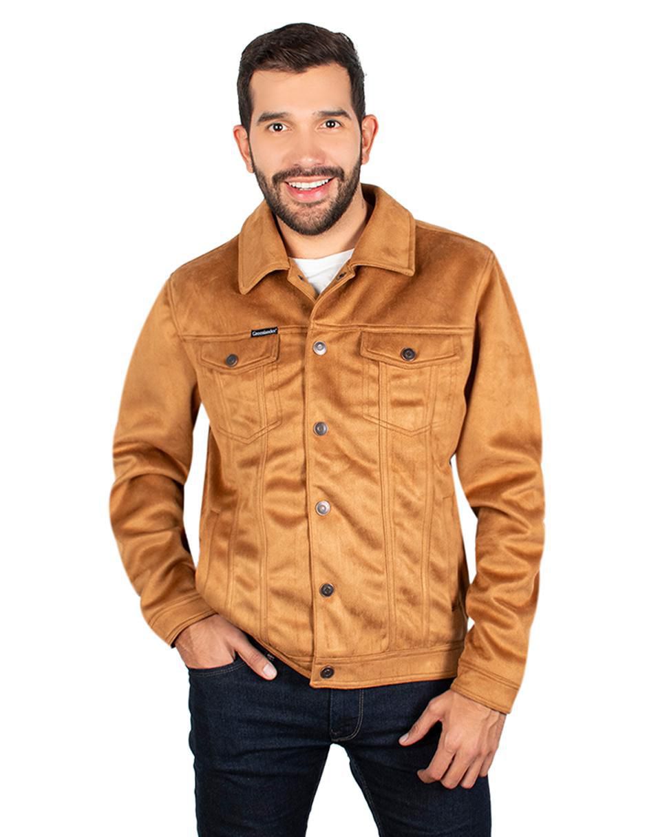 Chamarra casual con bolsillos para hombre