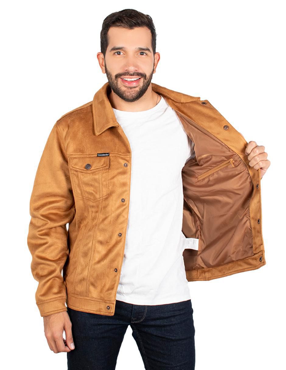 Chamarra casual con bolsillos para hombre 2