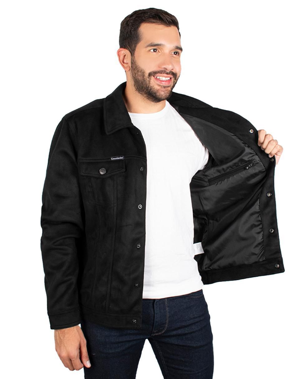 Chamarra casual con bolsillos para hombre 5