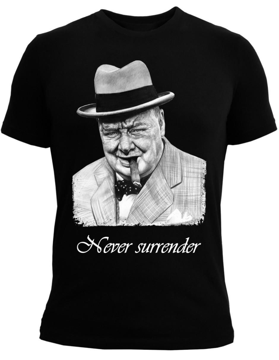 Playera Winston Churchill cuello redondo para hombre 2
