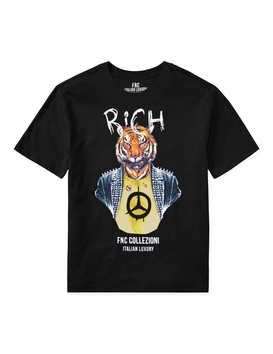 Playera Rich cuello redondo para hombre 2