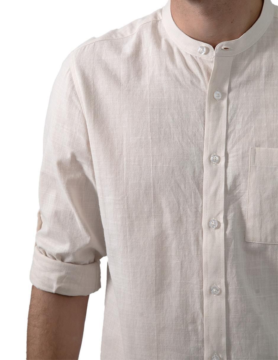 Sobrecamisa casual Generra de algodón manga larga para hombre