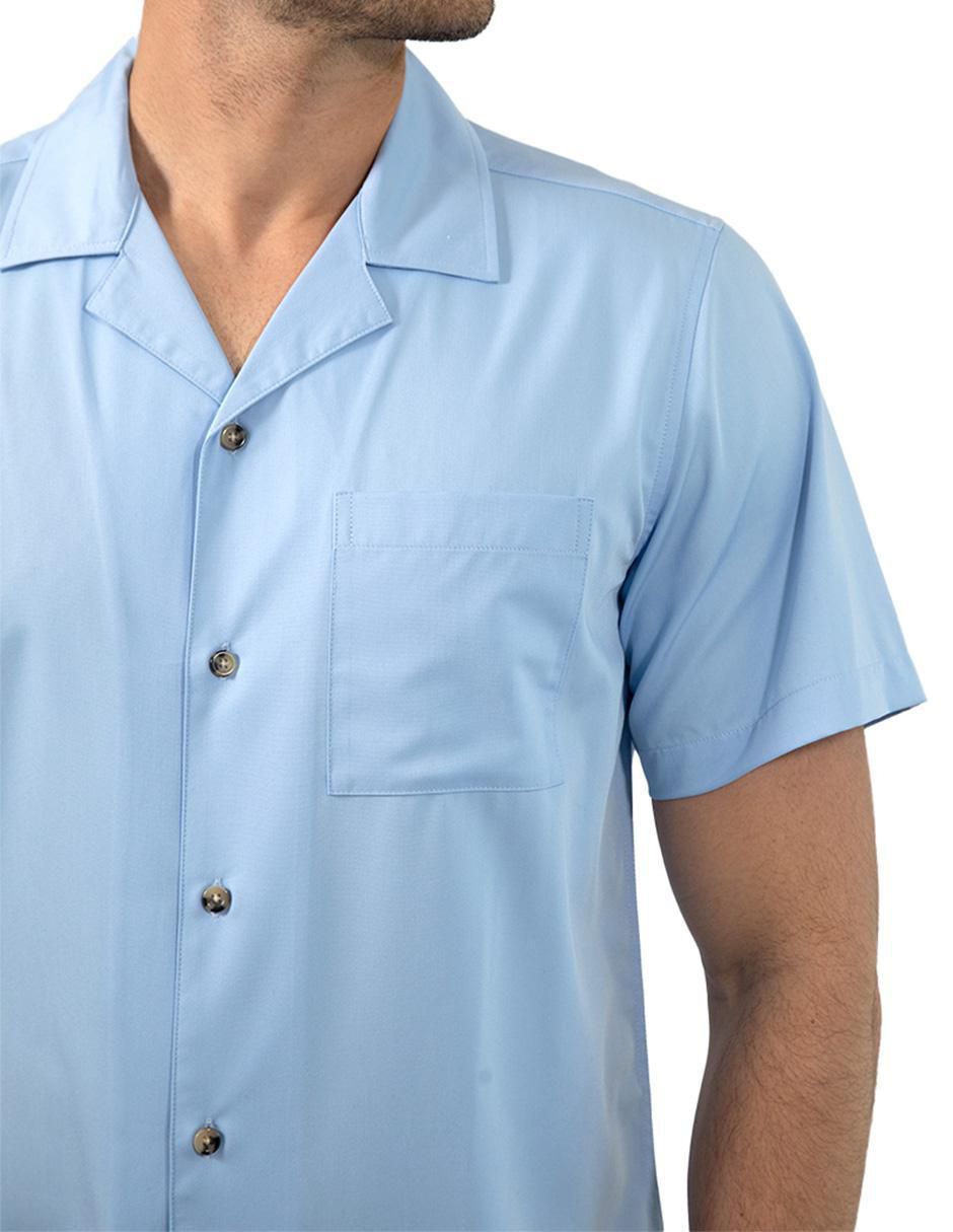 Camisa casual de algodón manga corta para hombre 4